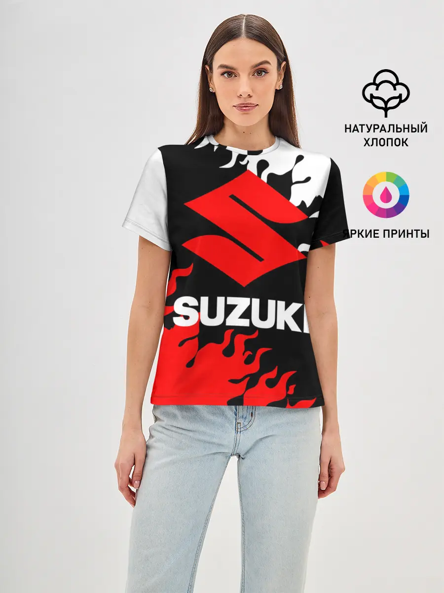 Женская базовая футболка / SUZUKI