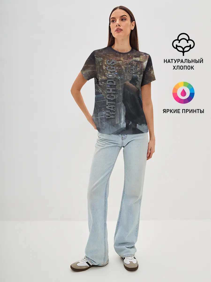 Женская базовая футболка / Watch Dogs