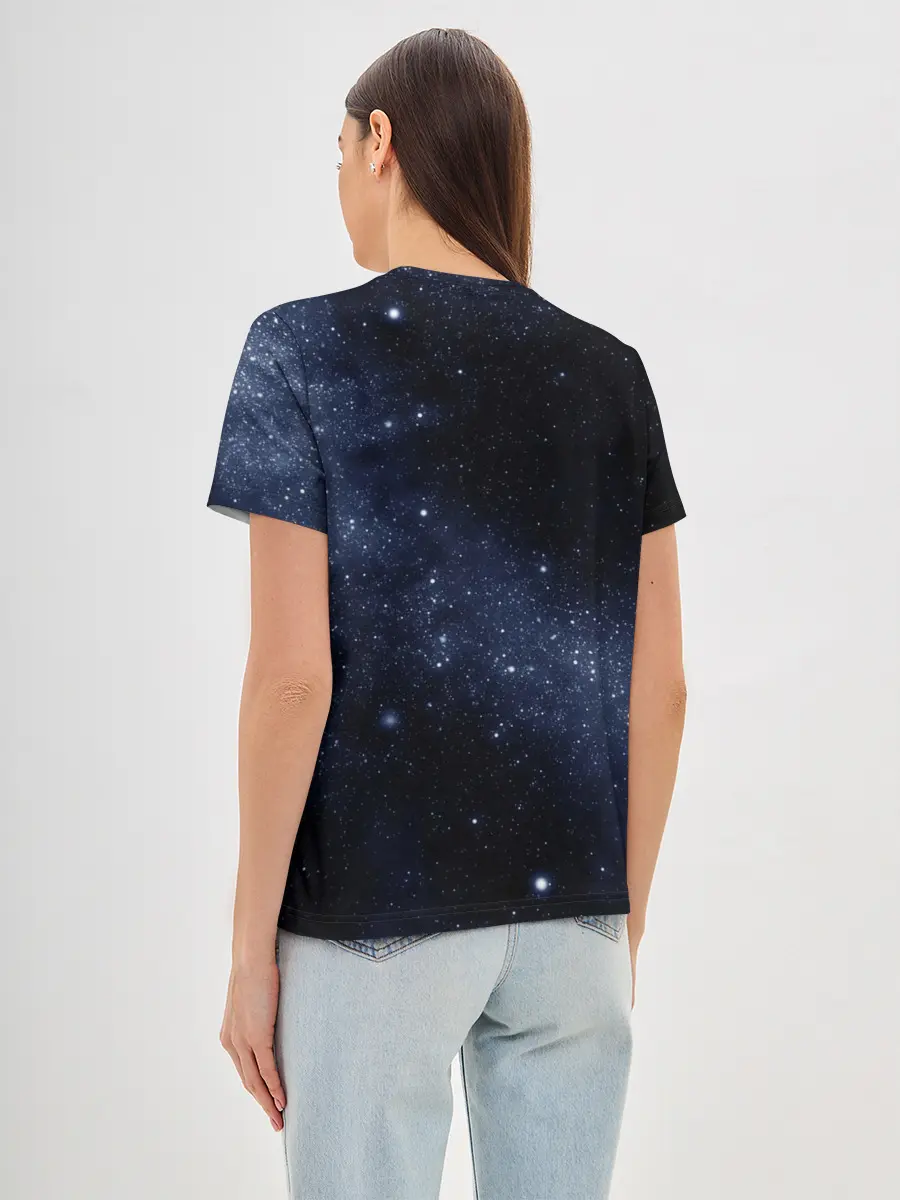 Женская базовая футболка / Звёздное небо