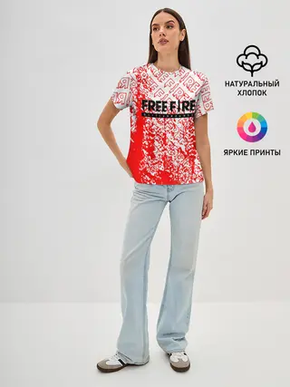Женская базовая футболка / День Booyah | Garena Free Fire.