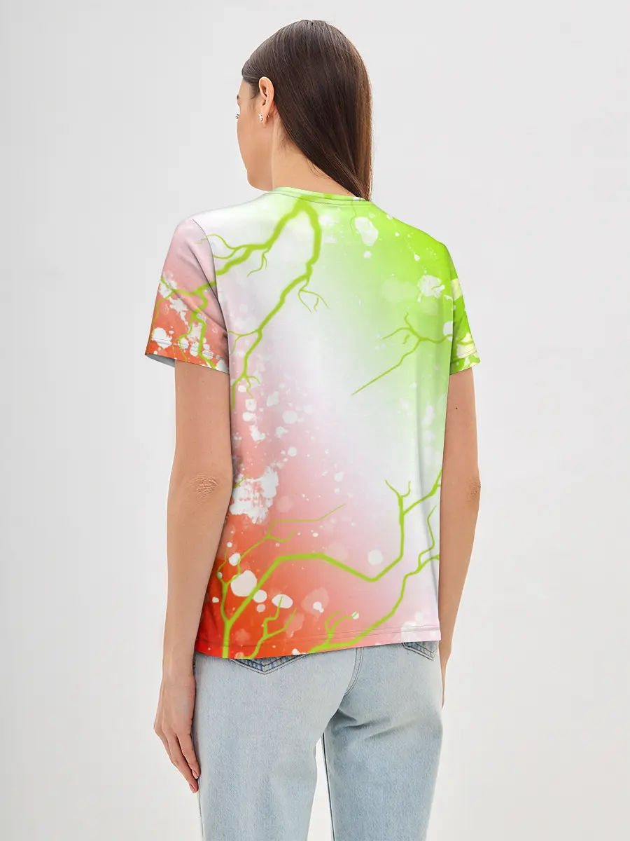 Женская базовая футболка / Pop It - Happy - Lightning