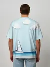 Мужская футболка оверсайз / ПАРУСНИКИ | SUMMER