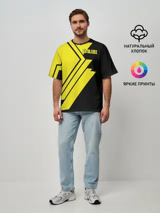 Мужская футболка оверсайз / BUMBLEBEE