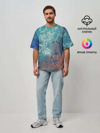 Мужская футболка оверсайз / Ангелы и Демоны