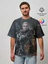 Мужская футболка оверсайз / Геральт Ведьмак