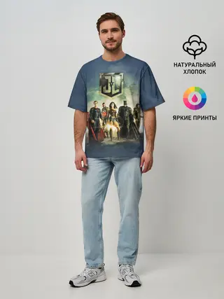 Мужская футболка оверсайз / 2610535