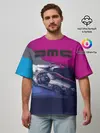 Мужская футболка оверсайз / DeLorean