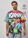 Мужская футболка оверсайз / Friday night funkin