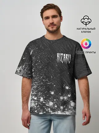 Мужская футболка оверсайз / KIZARU / КИЗАРУ