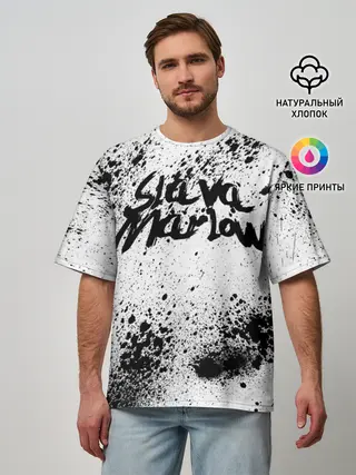 Мужская футболка оверсайз / SLAVA MARLOW