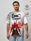 Мужская футболка оверсайз / devil may cry
