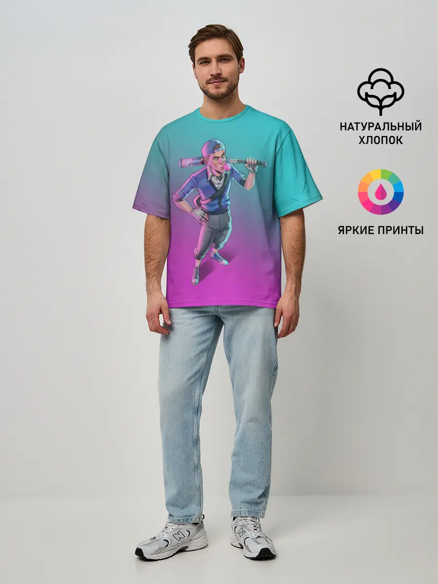 Мужская футболка оверсайз / Будь как разведчик