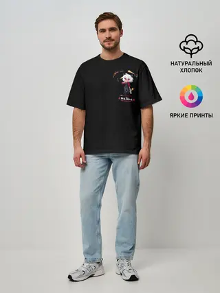 Мужская футболка оверсайз / MALINA