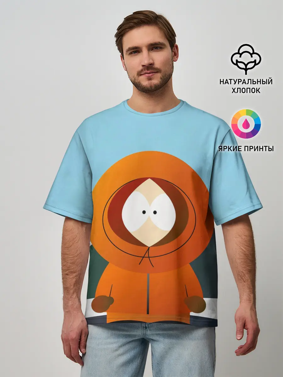 Мужская футболка оверсайз / KENNY