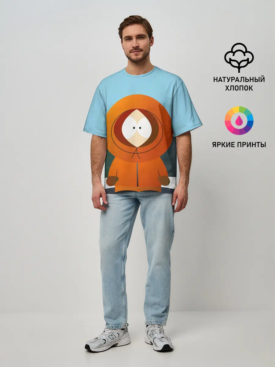 Мужская футболка оверсайз / KENNY