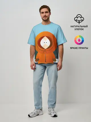 Мужская футболка оверсайз / KENNY