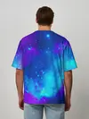 Мужская футболка оверсайз / Космос