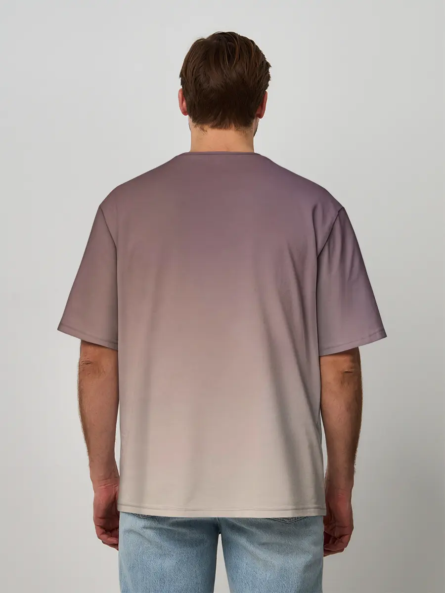 Мужская футболка оверсайз / Потёкший Тревис