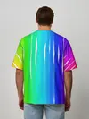 Мужская футболка оверсайз / Перелив цвета
