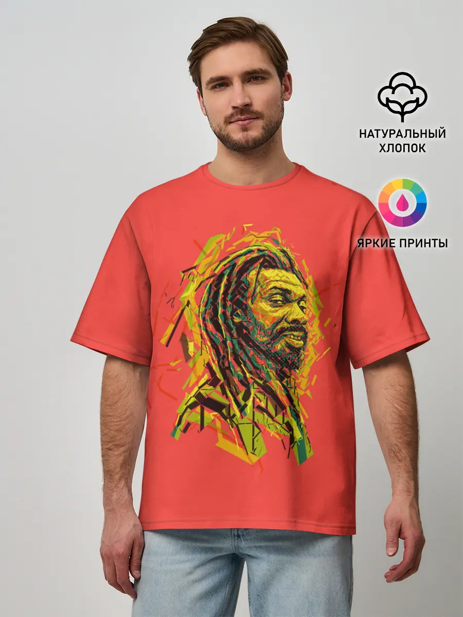 Мужская футболка оверсайз / RastaArt