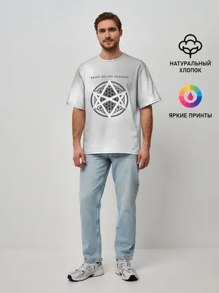 Мужская футболка оверсайз / Bring Me the Horizon