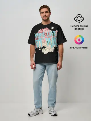 Мужская футболка оверсайз / Нет войне.