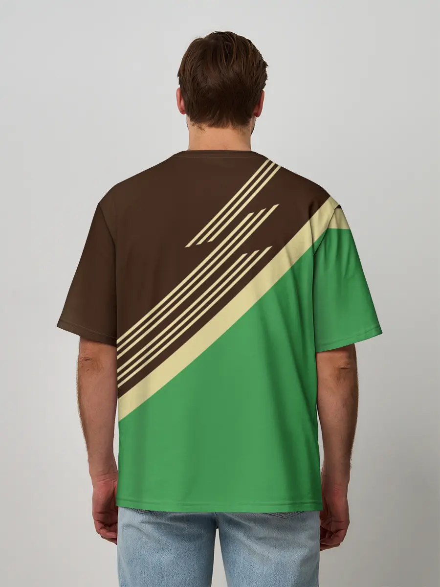 Мужская футболка оверсайз / КОМАНДА РОССИИ.