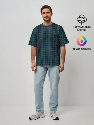 Мужская футболка оверсайз / Абстракция