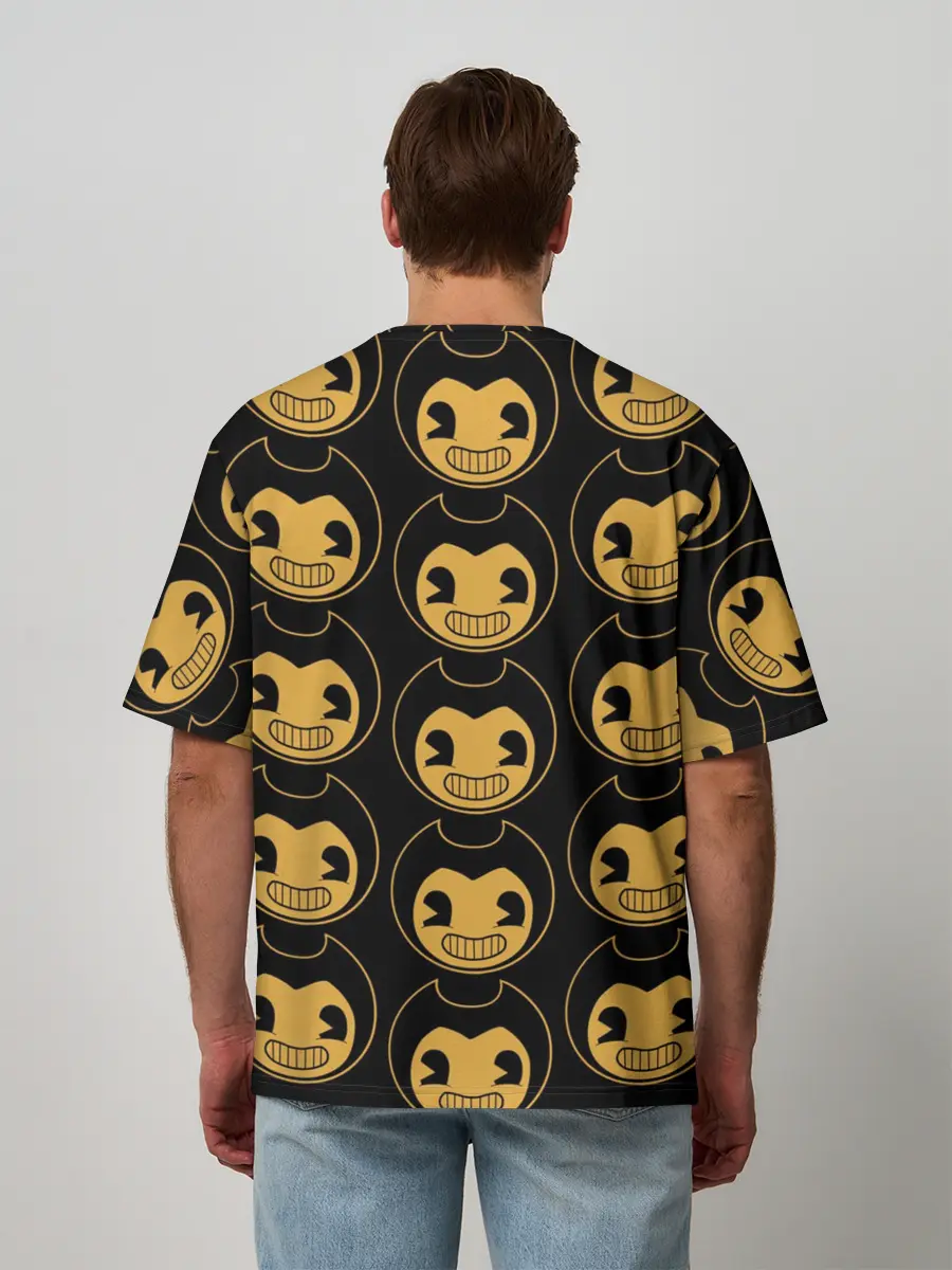 Мужская футболка оверсайз / Bendy And The Ink Machine