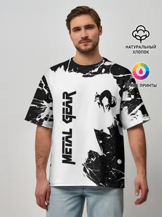 Мужская футболка оверсайз / METAL GEAR SOLID