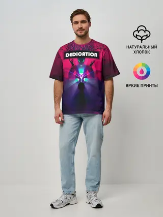 Мужская футболка оверсайз / DEDICATION