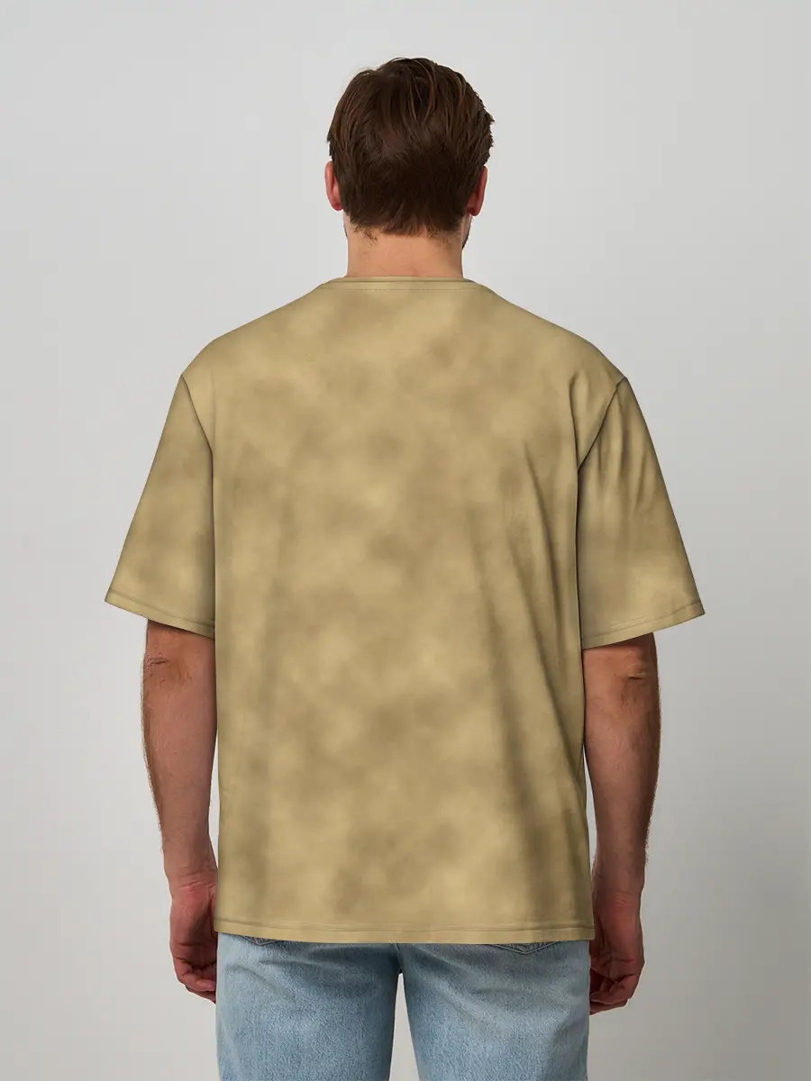 Мужская футболка оверсайз / Лев