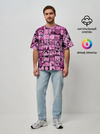 Мужская футболка оверсайз / anime soul | manga