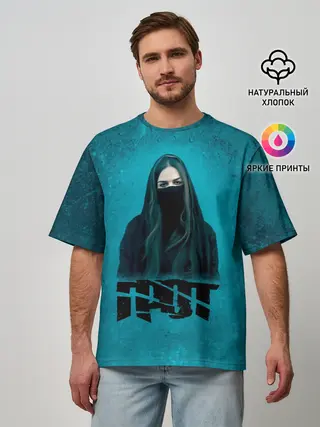 Мужская футболка оверсайз / Drummatix