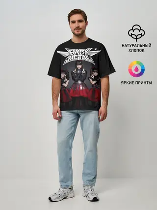 Мужская футболка оверсайз / BABYMETAL