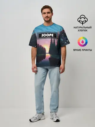 Мужская футболка оверсайз / SCOPE