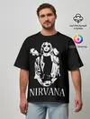 Мужская футболка оверсайз / NIRVANA