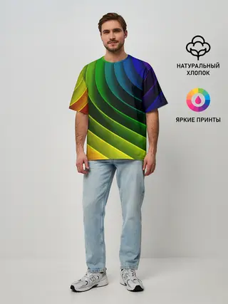 Мужская футболка оверсайз / Color