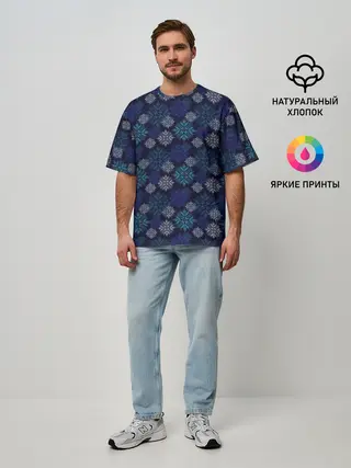 Мужская футболка оверсайз / Свитер