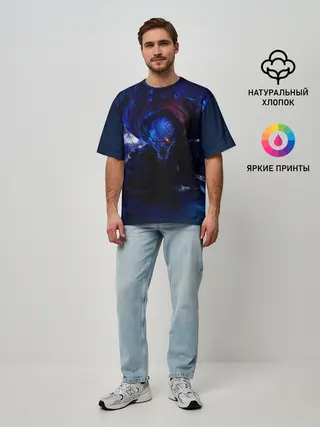 Мужская футболка оверсайз / League of legends