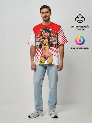 Мужская футболка оверсайз / Nаgatoro