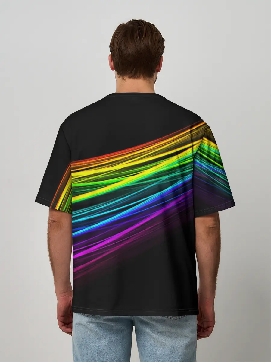 Мужская футболка оверсайз / АБСТРАКЦИЯ