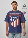 Мужская футболка оверсайз / Atletico de Madrid