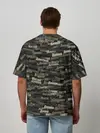 Мужская футболка оверсайз / Именной камуфляж. Дмитрий