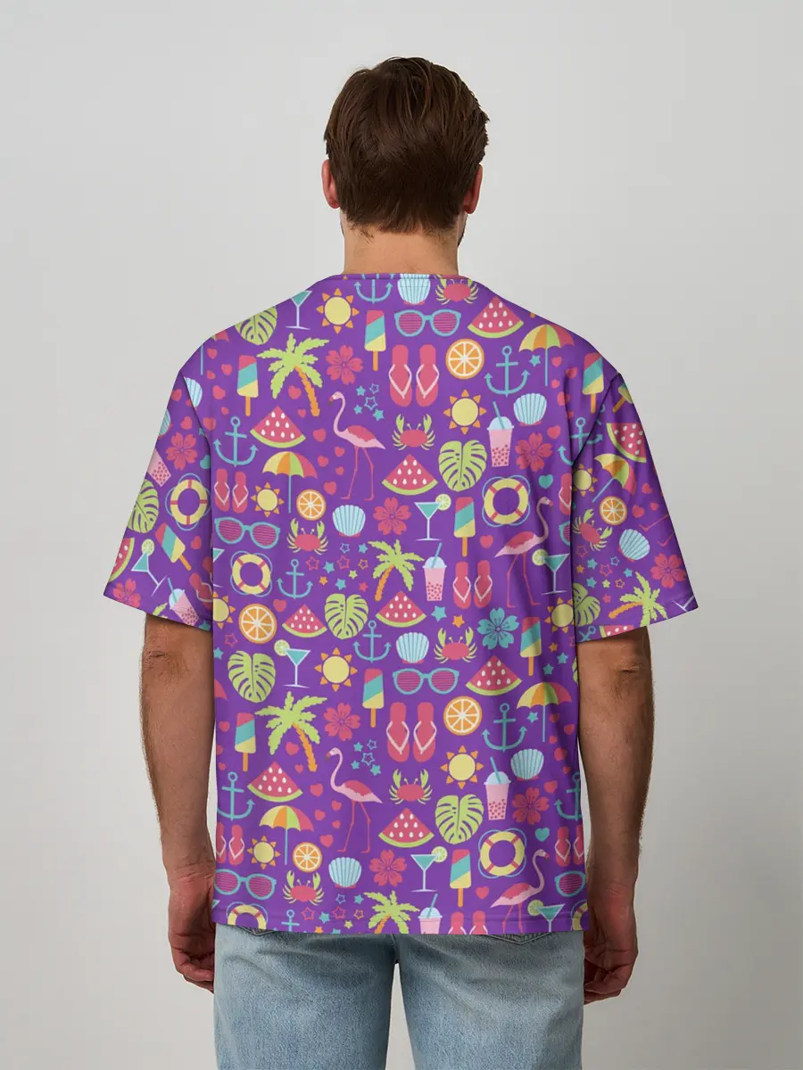 Мужская футболка оверсайз / Шар Дракона. Мастер Роши