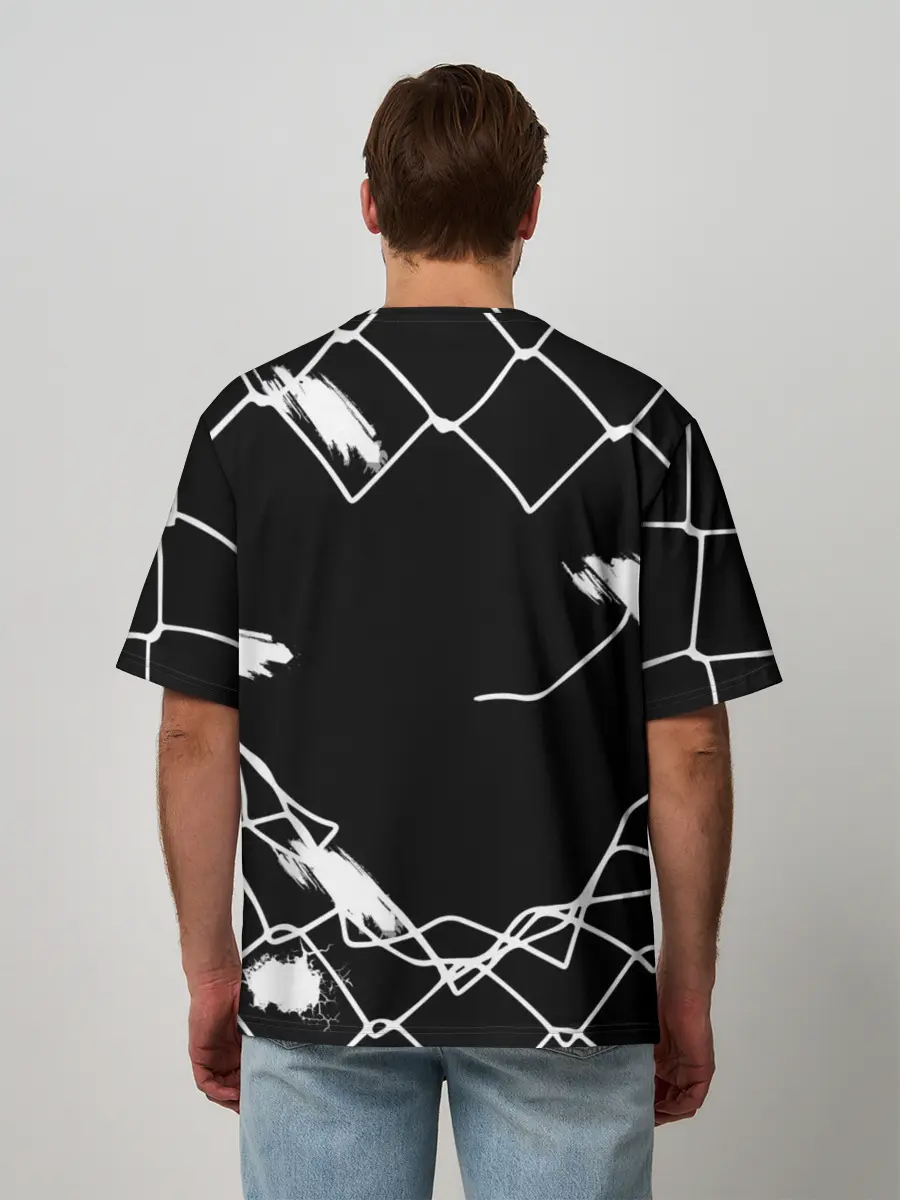 Мужская футболка оверсайз / Pyrokinesis.