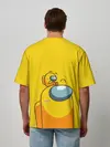 Мужская футболка оверсайз / AMONG US YELLOW