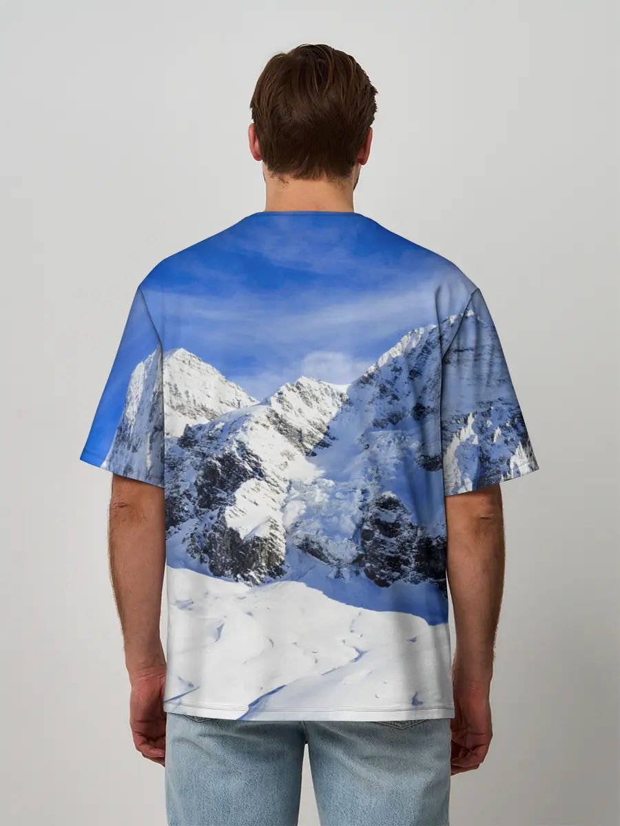 Мужская футболка оверсайз / Рей Аянами