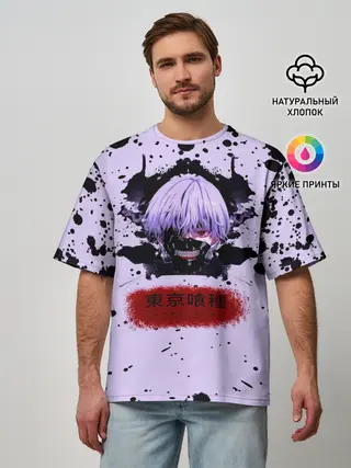 Мужская футболка оверсайз / Канеки Кан