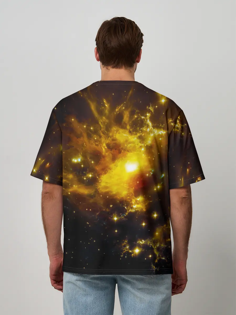 Мужская футболка оверсайз / Space